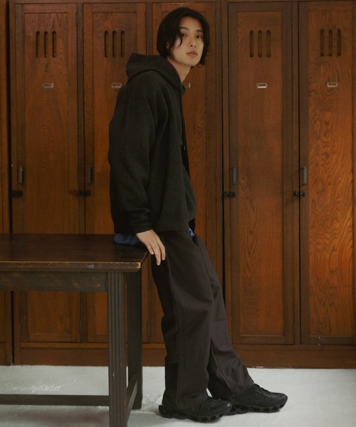 URBAN RESEARCH DOORS(アーバンリサーチドアーズ)の「CottonCashmere ZipBlouson(ブルゾン・メンズ・チャコールグレー/オレンジ・LARGE/MEDIUM)」の7枚目の写真