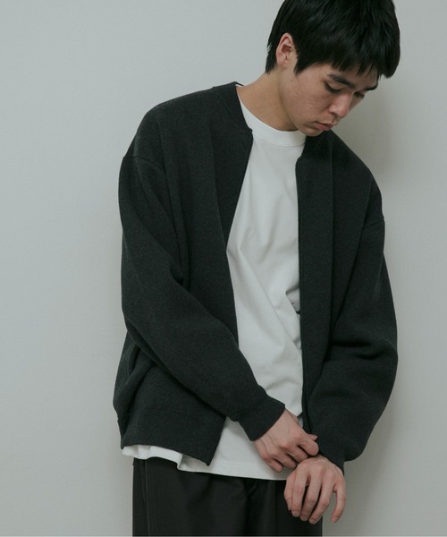 URBAN RESEARCH DOORS(アーバンリサーチドアーズ)の「CottonCashmere ZipBlouson(ブルゾン・メンズ・チャコールグレー/オレンジ・LARGE/MEDIUM)」の11枚目の写真