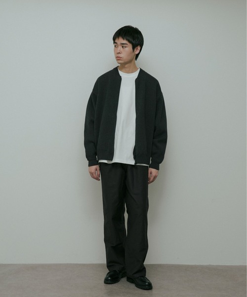 URBAN RESEARCH DOORS(アーバンリサーチドアーズ)の「CottonCashmere ZipBlouson(ブルゾン・メンズ・チャコールグレー/オレンジ・LARGE/MEDIUM)」の12枚目の写真