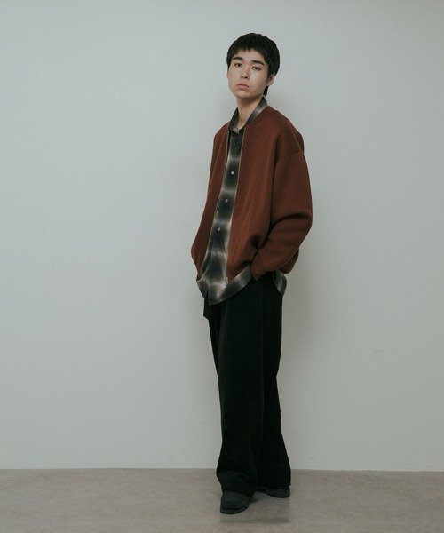 URBAN RESEARCH DOORS(アーバンリサーチドアーズ)の「CottonCashmere ZipBlouson(ブルゾン・メンズ・チャコールグレー/オレンジ・LARGE/MEDIUM)」の19枚目の写真