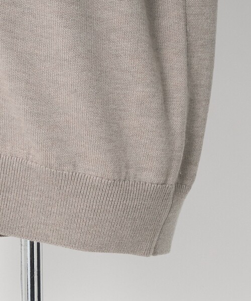 LOEFF(ロエフ)の「<LOEFF>9ゲージ フリンジ カーディガン MENS(ニット/セーター・メンズ・ベージュ/ブラック・1/2)」の18枚目の写真