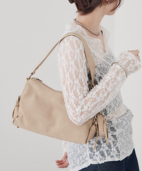 mystic(ミスティック)の「26AW lotiビーンズミラーポーチバッグ(ショルダーバッグ・レディース・ベージュ・ONE SIZE)」の5枚目の写真