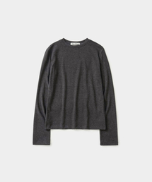 HAVE HAD（ハブヘッド）の「Mellow スリムロングスリーブTシャツ (チャコール)（Tシャツ/カットソー）」