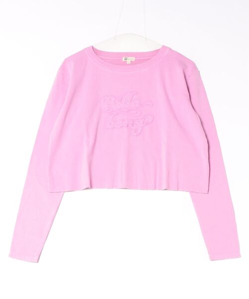 BILLABONG(ビラボン)の「BILLABONG ウィメンズ APPLIQUE LS TEE ロンT 【BABY FIT】【2026年秋冬モデル】(Tシャツ/カットソー・レディース・アイボリー/ブラウン系その他/ブラック/ピンク系その他・LARGE/MEDIUM)」の4枚目の写真