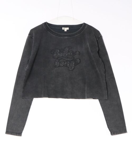 BILLABONG(ビラボン)の「BILLABONG ウィメンズ APPLIQUE LS TEE ロンT 【BABY FIT】【2026年秋冬モデル】(Tシャツ/カットソー・レディース・アイボリー/ブラウン系その他/ブラック/ピンク系その他・LARGE/MEDIUM)」の1枚目の写真