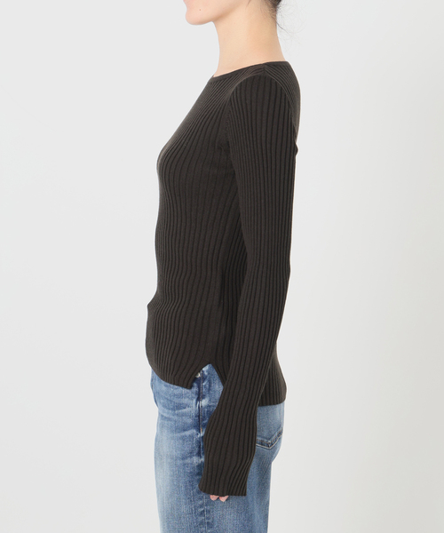 Spick & Span（スピックアンドスパン）の「リブニットプルオーバー（ニット/セーター・レディース・ホワイト/ライトグレー/ブラウン系その他・FREE）」の18枚目の写真