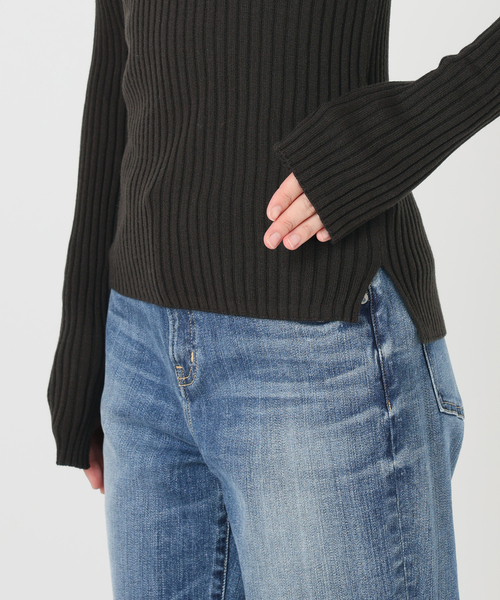 Spick & Span（スピックアンドスパン）の「リブニットプルオーバー（ニット/セーター・レディース・ホワイト/ライトグレー/ブラウン系その他・FREE）」の22枚目の写真