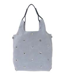 2WAY SUEDE EYELET SHOPPER BAG