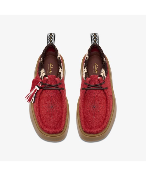 Clarks(クラークス)の「Torview W/レディーストービュー(レッドスエード)(モカシン/デッキシューズ・レディース・レッド・UK3/UK3.5/UK5/UK6/UK5.5/UK4.5/UK4)」の6枚目の写真