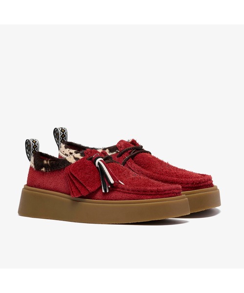 Clarks(クラークス)の「Torview W/レディーストービュー(レッドスエード)(モカシン/デッキシューズ・レディース・レッド・UK3/UK3.5/UK5/UK6/UK5.5/UK4.5/UK4)」の4枚目の写真