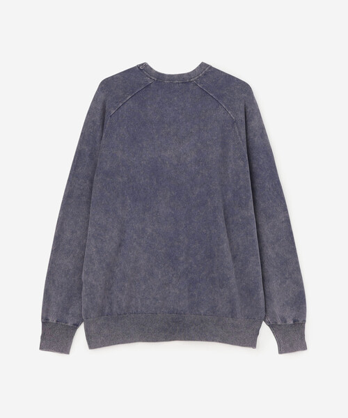 RYE TENDER(ライテンダー)の「RYE TENDER | ピグメントダイ ラグランロングスリーブ MEN(ニット/セーター・メンズ・ブルー系その他5/ダークブラウン・1/2)」の5枚目の写真