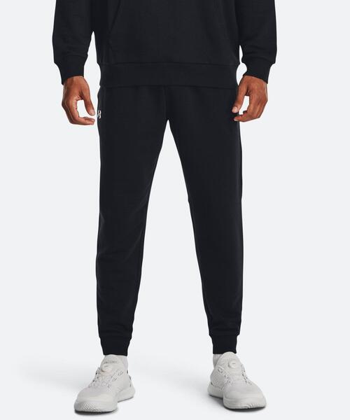 UNDER ARMOUR(アンダーアーマー)の「UAライバルフリース ジョガー(ライフスタイル/メンズ)(その他パンツ・メンズ・ブラック・S/L/XL/M/3XL)」の1枚目の写真