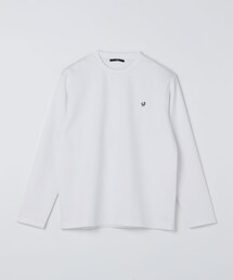 SHIPS | 【WEB限定】ダブル ニット ビズ ネック ロングスリーブ Tシャツ(Tシャツ/カットソー)