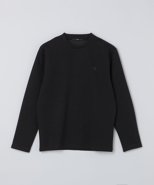 SHIPS(シップス)の「【WEB限定】ダブル ニット ビズ ネック ロングスリーブ Tシャツ(Tシャツ/カットソー・メンズ・ホワイト/ブラック/グレー・SMALL/MEDIUM/LARGE/X-LARGE)」の2枚目の写真