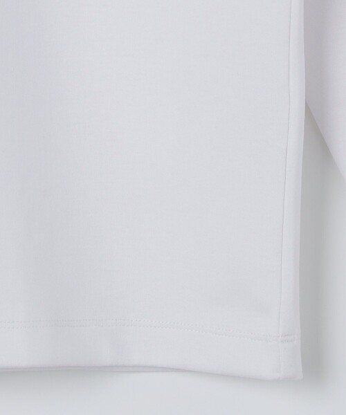 SHIPS(シップス)の「【WEB限定】ダブル ニット ビズ ネック ロングスリーブ Tシャツ(Tシャツ/カットソー・メンズ・ホワイト/ブラック/グレー・SMALL/MEDIUM/LARGE/X-LARGE)」の6枚目の写真