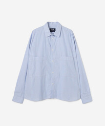GALLEGO DESPORTES | 〈別注〉コットンポプリン 長袖シャツ STRIPE MEN
