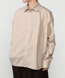 GALLEGO DESPORTES | 〈別注〉コットンポプリン 長袖シャツ STRIPE MEN