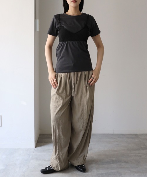 model：164cm. 着用サイズ：FREE