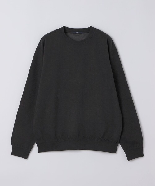 SHIPS(シップス)の「〈吸湿発熱〉モイスチャー ツイル ジャカード ロングスリーブ(Tシャツ/カットソー・メンズ・ワイン/ブラウン/ダークグレー/ライトグレー・MEDIUM/SMALL/X-LARGE/LARGE)」の3枚目の写真