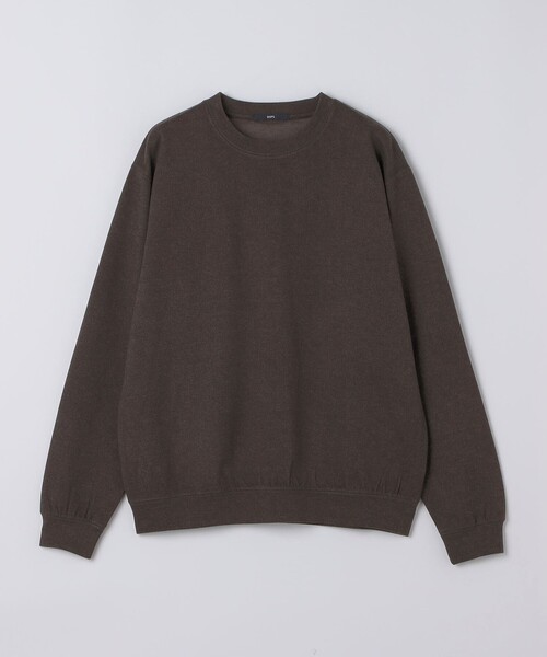SHIPS(シップス)の「〈吸湿発熱〉モイスチャー ツイル ジャカード ロングスリーブ(Tシャツ/カットソー・メンズ・ワイン/ブラウン/ダークグレー/ライトグレー・MEDIUM/SMALL/X-LARGE/LARGE)」の15枚目の写真