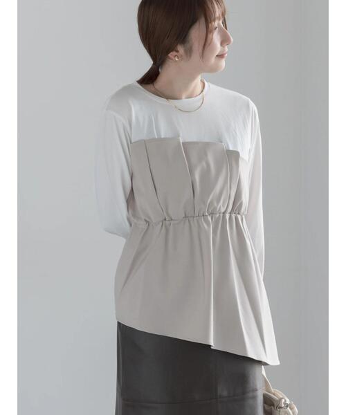 ビスチェドッキングロンT（Tシャツ/カットソー）｜Te chichi（テチチ