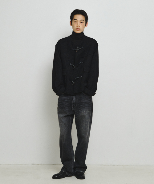 ENDOOR（エンドア）の「MORROW フード付きダッフルショートコート（ブラック）（ダッフルコート・レディース・ブラック・MEDIUM/LARGE）」の16枚目の写真
