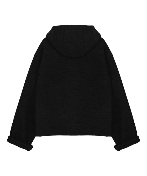 ENDOOR（エンドア）の「MORROW フード付きダッフルショートコート（ブラック）（ダッフルコート・レディース・ブラック・MEDIUM/LARGE）」の20枚目の写真