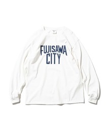 FUJISAWA CITY LOVE（フジサワシティラブ）の「FUJISAWA CITY LOVE フジサワシティラブ - 長袖Tシャツ【FUJISAWA CITY LOGO L/S TEE WHITE ホワイト】（Tシャツ/カットソー）」
