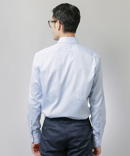 URBAN RESEARCH(アーバンリサーチ)の「UR TAILOR ワードローブシャツ(シャツ/ブラウス・メンズ・ホワイト/ブルー・39/38/41/40)」の14枚目の写真