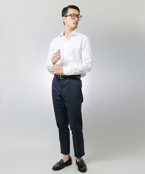 URBAN RESEARCH(アーバンリサーチ)の「UR TAILOR ワードローブシャツ(シャツ/ブラウス・メンズ・ホワイト/ブルー・39/38/41/40)」の17枚目の写真