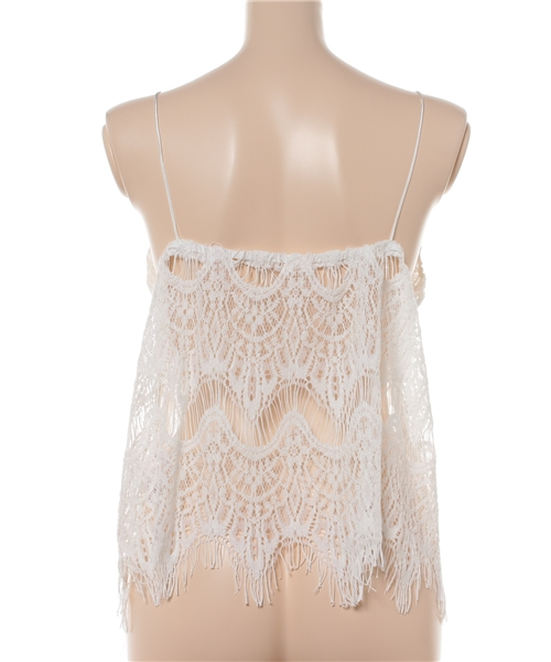 Sens de vie（サンスドゥウ゛ィ）の「Sdv レースキャミソール（キャミソール・レディース・オフホワイト/ピンク・LARGE/MEDIUM）」の4枚目の写真