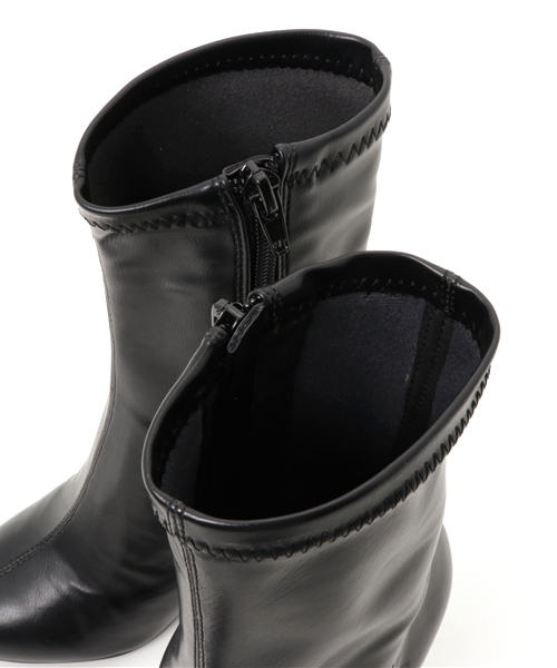 新品jeffrey campbell ポインテッドトゥブーティ ブラック37 ポインテッドトゥショートブーツ（ブーツ）｜Jeffrey Campbell