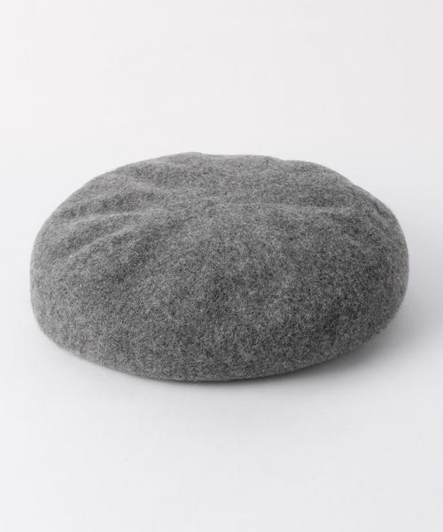 Another Edition（アナザーエディション）の「オリジナルシンプルベレー/AEBC W BRT◆（ハンチング/ベレー帽・レディース・ブラック/グレー/ベージュ/コバルトブルー・FREE）」の3枚目の写真