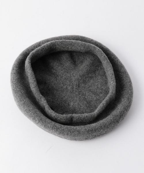 Another Edition（アナザーエディション）の「オリジナルシンプルベレー/AEBC W BRT◆（ハンチング/ベレー帽・レディース・ブラック/グレー/ベージュ/コバルトブルー・FREE）」の8枚目の写真