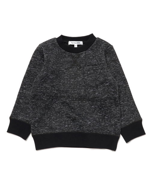 GLOBAL WORK（グローバルワーク）の「【キッズ】カチオンスウェットプルオーバー長袖/727056（スウェット・キッズ・ブラック/ライトグレー/グレー・MEDIUM/SMALL/LARGE/X-LARGE）」の2枚目の写真