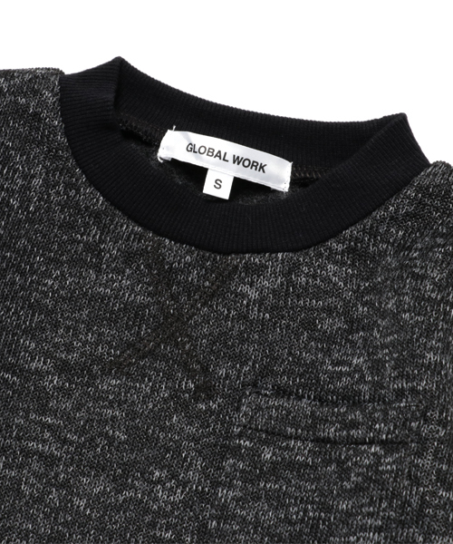 GLOBAL WORK（グローバルワーク）の「【キッズ】カチオンスウェットプルオーバー長袖/727056（スウェット・キッズ・ブラック/ライトグレー/グレー・MEDIUM/SMALL/LARGE/X-LARGE）」の5枚目の写真
