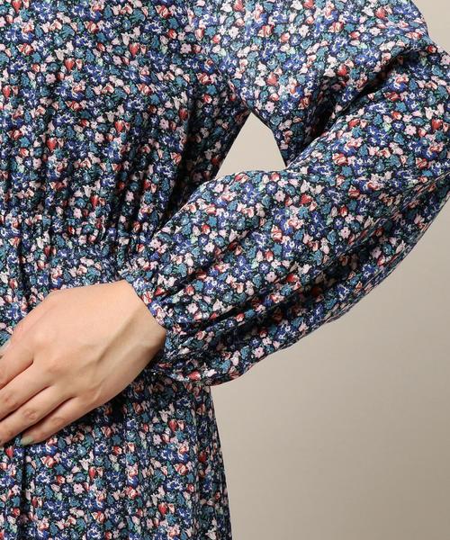 BEAUTY&YOUTH UNITED ARROWS（ビューティーアンドユースユナイテッドアローズ）の「BY リバティプリント バックリボンワンピース -2WAY- ◆（ワンピース・レディース・ブラック/コバルトブルー・FREE）」の12枚目の写真