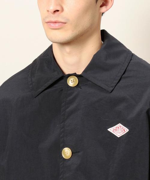 DANTON（ダントン）の「＜DANTON（ダントン）＞ TAFFETA COAT/アウター ◆（ステンカラーコート・メンズ・ブラック/ネイビー・42/40/38）」の19枚目の写真
