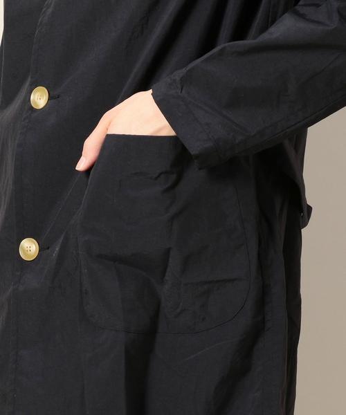 DANTON（ダントン）の「＜DANTON（ダントン）＞ TAFFETA COAT/アウター ◆（ステンカラーコート・メンズ・ブラック/ネイビー・42/40/38）」の11枚目の写真
