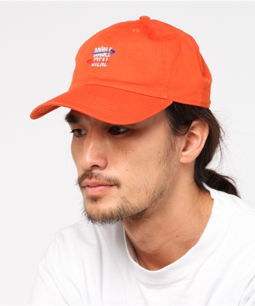 DOUBLE STEAL(ダブルスティール)の「Double Arrow 6panel Cap(キャップ・メンズ・ホワイト/カモフラージュ/ブラック/オレンジ/スカイブルー・フリー)」の4枚目の写真
