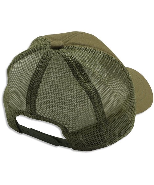 apres les cours（アプレレクール）の「POPCORNロゴメッシュキャップ（キャップ・キッズ・オフホワイト/カーキ・50/54/58）」の6枚目の写真