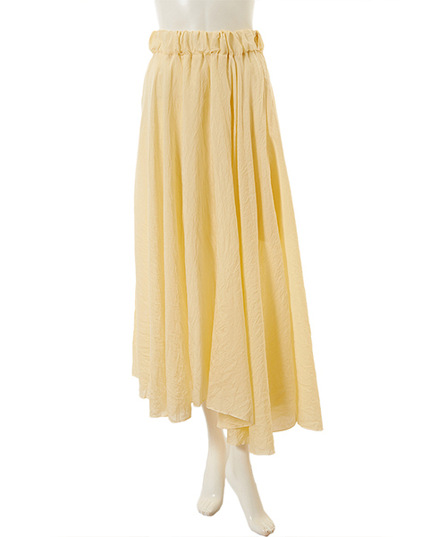 Color（カラー）の「ワッシャーロングスカート（スカート・レディース・ピンク系その他/イエロー/ブラック・MEDIUM）」の9枚目の写真