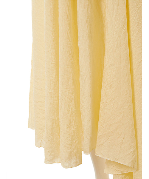 Color（カラー）の「ワッシャーロングスカート（スカート・レディース・ピンク系その他/イエロー/ブラック・MEDIUM）」の5枚目の写真