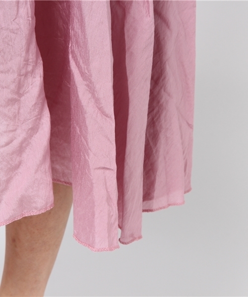 Color（カラー）の「ワッシャーロングスカート（スカート・レディース・ピンク系その他/イエロー/ブラック・MEDIUM）」の16枚目の写真