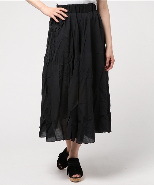 Color（カラー）の「ワッシャーロングスカート（スカート・レディース・ピンク系その他/イエロー/ブラック・MEDIUM）」の17枚目の写真