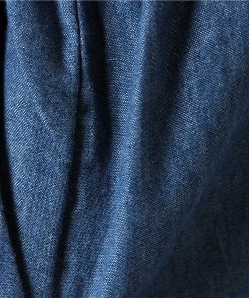 titivate（ティティベイト）の「ｿﾌﾄﾃﾞﾆﾑｷﾞｬｻﾞｰﾜｲﾄﾞﾊﾟﾝﾂ（デニムパンツ・レディース・ブルー/ネイビー・M）」の11枚目の写真