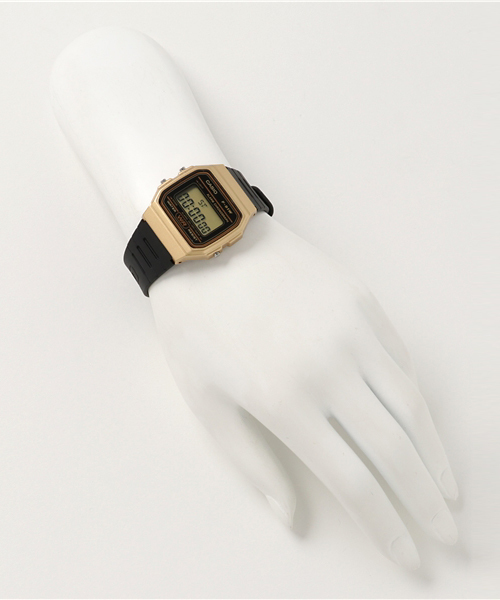 CASIO(カシオ)の「CASIO カシオ /ベーシック デジタルウォッチ チープカシオ クォーツ ラバーベルト 腕時計 日常生活防水 //// Fシリーズ(デジタル腕時計・メンズ・ブラック×シルバー/ブラック×ゴールド/ブラック×グリーン/ブラック×グレー/ブラック×ブルー・FREE)」の13枚目の写真