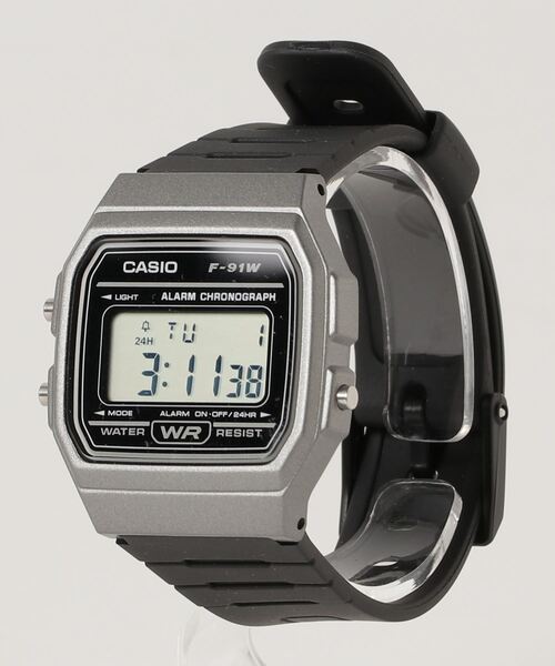 CASIO(カシオ)の「CASIO カシオ /ベーシック デジタルウォッチ チープカシオ クォーツ ラバーベルト 腕時計 日常生活防水 //// Fシリーズ(デジタル腕時計・メンズ・ブラック×シルバー/ブラック×ゴールド/ブラック×グリーン/ブラック×グレー/ブラック×ブルー・FREE)」の8枚目の写真