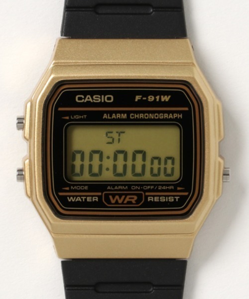 CASIO(カシオ)の「CASIO カシオ /ベーシック デジタルウォッチ チープカシオ クォーツ ラバーベルト 腕時計 日常生活防水 //// Fシリーズ(デジタル腕時計・メンズ・ブラック×シルバー/ブラック×ゴールド/ブラック×グリーン/ブラック×グレー/ブラック×ブルー・FREE)」の7枚目の写真