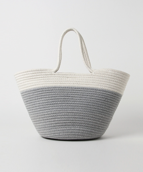 AZUL by moussy（アズールバイマウジー）の「ロープBIGトートバッグ（ショルダーバッグ・レディース・ベージュ系その他/ダークネイビー/グレー系その他・FREE）」の11枚目の写真